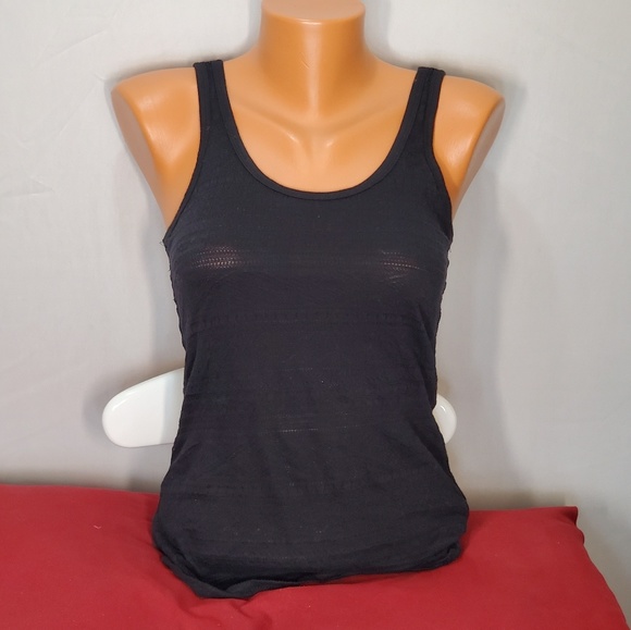 Black Fitted Tank Top - Picture 1 of 3